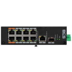 Switch 9-portowy PoE(8) BCS-L-SP0801G-1SFP(II)