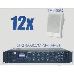 Zestaw ST-2180BC/MP3+FM+BT +12x SA3-55Q
