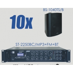 Zestaw ST-2250BC/MP3+FM+BT + 10x BS-1040TS/B