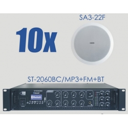 Zestaw ST-2060BC/MP3+FM+BT + 10x SA3-22F