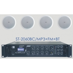 Zestaw ST-2060BC/MP3+FM+BT + 4x TZ-605T-2