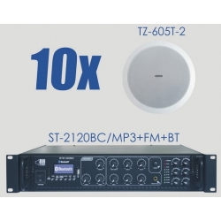 Zestaw ST-2120BC/MP3+FM+BT + 10x TZ-605T-2