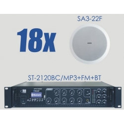 Zestaw ST-2120BC/MP3+FM+BT + 18x SA3-22F