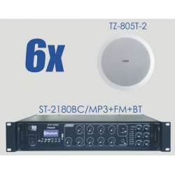 ST-2180BC/MP3+FM+BT + 8x TZ-805T-2
