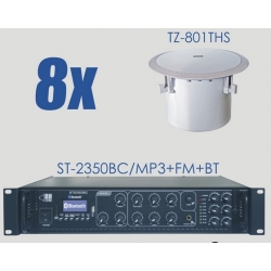 ST-2350BC/MP3+FM+BT + 8x TZ-801THS