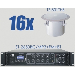 ST-2650BC/MP3+FM+BT + 16x TZ-801THS
